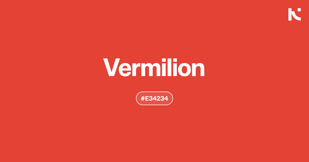 Vermilion | color meaning, hex code, palettes, images